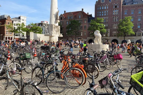 Damm platz, amsterdam — Stockfoto