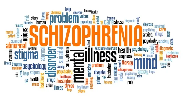 Skizofrénia betegség — Stock Fotó