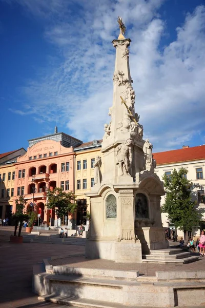 Stadtplatz von Pecs, Ungarn — Stockfoto