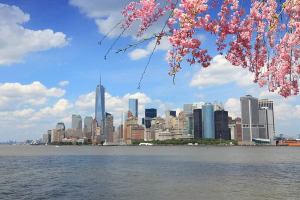 New York City skyline printemps — Photo
