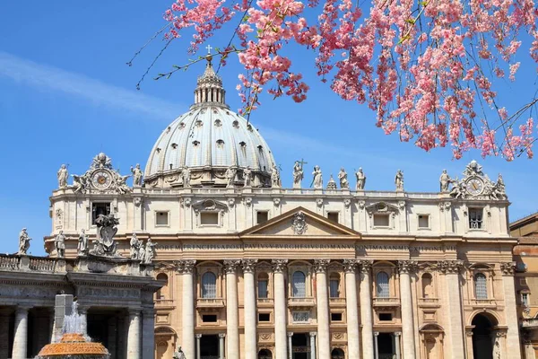 Basílica de San Pedro primavera — Foto de Stock