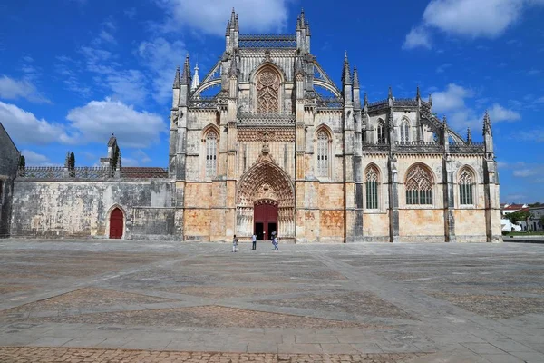 Monastero Batalha Portogallo Punto Riferimento Gotico Medievale Portogallo Patrimonio Mondiale — Foto Stock