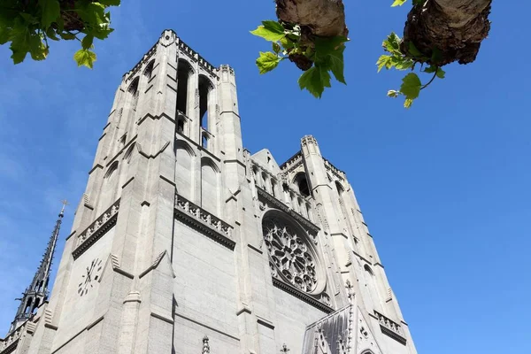 San Francisco Kalifornien Vacker Gammal Arkitektur Grace Cathedral — Stockfoto