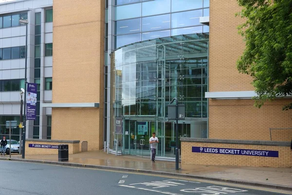 Leeds Egyesült Királyság 2016 Július Leeds Beckett University Egyetemet Leeds — Stock Fotó