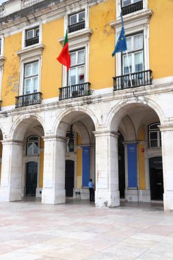 LISBON, PORTUGAL - 4 Haziran 2018: Portekiz başbakanlığı Lizbon, Portekiz. Lizbon, AB 'nin en kalabalık 11. kentsel alanıdır (2,8 milyon kişi).).