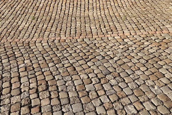 Fondo Pavimentación Piedra Patrón Adoquines Granito Ciudad Chemnitz Alemania —  Fotos de Stock