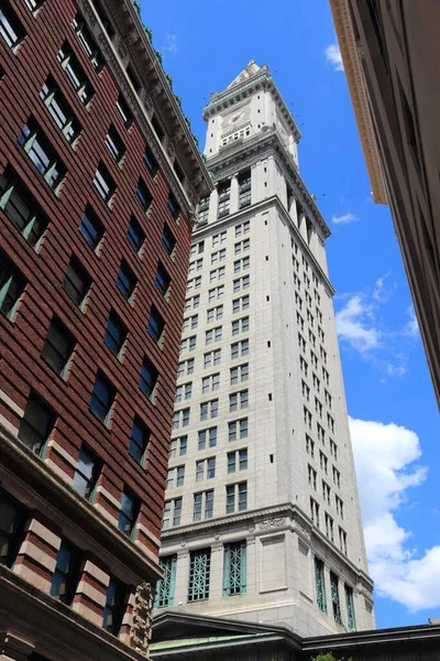 Βοστώνη Custom House Tower Μασαχουσέτη Στις Ηπα — Φωτογραφία Αρχείου