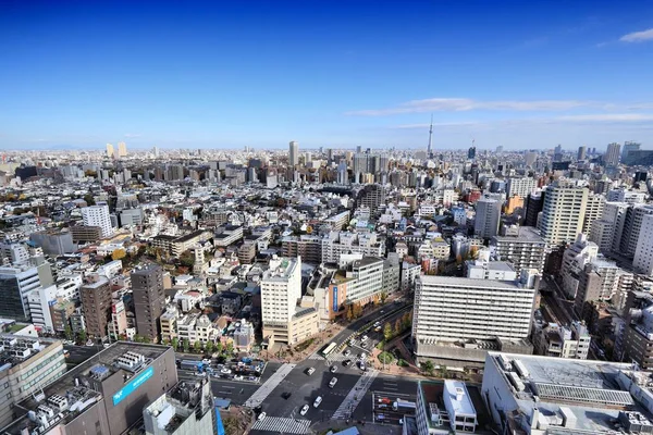 Tokio Japonsko Listopadu 2016 Letecký Pohled Bunkyo Ward Tokiu Tokio — Stock fotografie