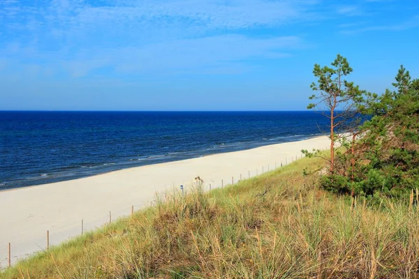 Strandlandschaft Der Ostsee Polen Blick Auf Den Sandstrand Bialogora — Stockfoto