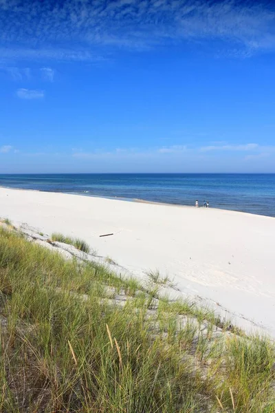 波兰的波罗的海海滩景观 Bialogora的沙滩景观 — 图库照片