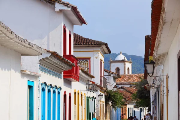 Paraty Brasil Casco Antiguo Estado Río Janeiro Patrimonio Humanidad Unesco —  Fotos de Stock