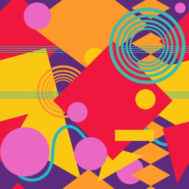 Renksiz 2000 'ler tarzı arka plan. Kentsel geometrik tekstil baskı tasarımı.