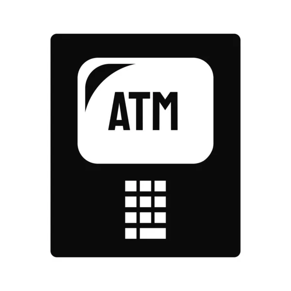 Atm Vector Pictogram Cash Machine Symbool Eps Vectorpictogram — Stockvector