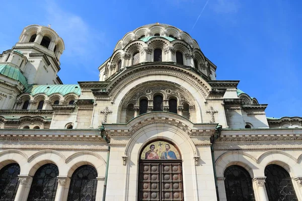 Βουλγαρία Καθεδρικός Ναός Της Σόφιας Του Αγίου Αλεξάνδρου Νέφσκι Ορόσημα — Φωτογραφία Αρχείου