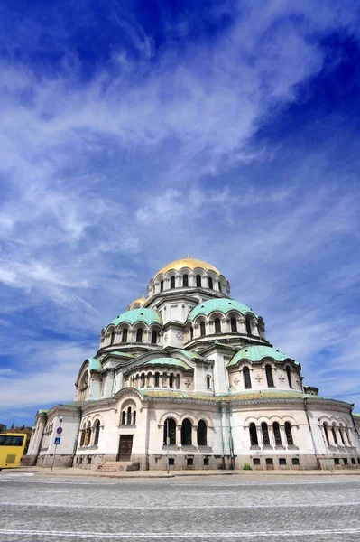 Sofía Bulgaria Monumentos Balcánicos Catedral Alexander Nevsky Sofía — Foto de Stock