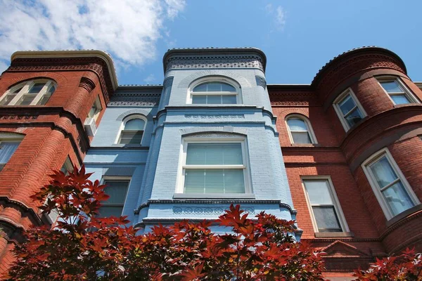 Washington Usa June 2013 Οικιστική Αρχιτεκτονική Του Capitol Hill Προβάλλεται — Φωτογραφία Αρχείου