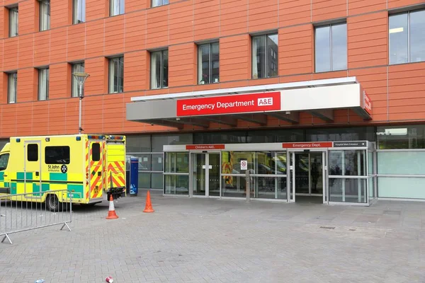 London Ngiltere Temmuz 2016 Ngiltere Kraliyet Londra Hastanesi Acil Durum — Stok fotoğraf