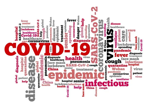 Covid Pandemisch Teken — Stockfoto