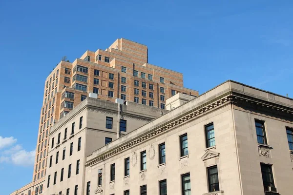 Manhattan School Music Popředí Columbia University Residence Hall Zázemí Vzdělání — Stock fotografie