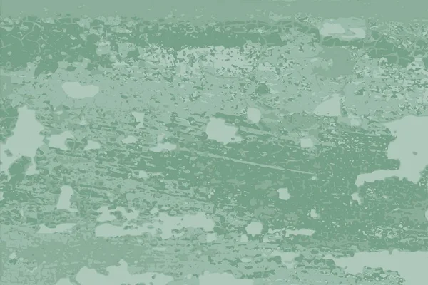 Bleak Verde Grunge Fundo Angustiado Textura Vetorial Grungy — Vetor de Stock