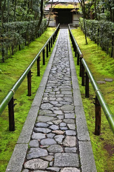 日本の苔の庭 京都北区のランドマーク 大徳寺 — ストック写真