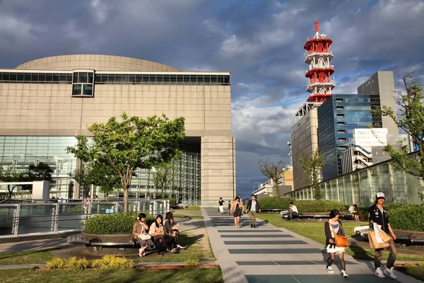 Nagoya Japan Maj 2012 Folk Besöker Park Nagoya Centrum Japan — Stockfoto