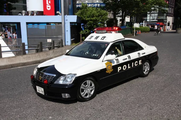 Tokio Japan Mai 2012 Polizeiwagen Shibuya Ward Tokio Japan Gibt — Stockfoto