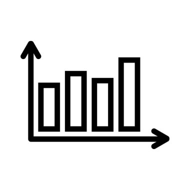 Finansal şema basit vektör sembolü. EPS vektör simgesi.