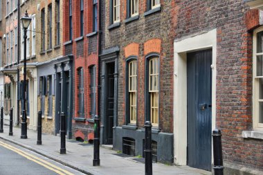 Shoreditch, Londra Hackney İlçesi. İngiliz mimarisi.