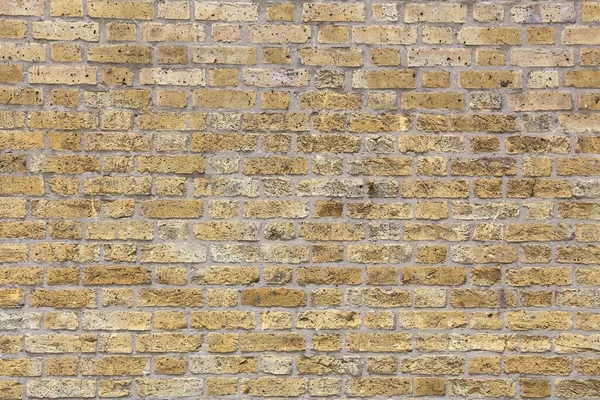Yellow Brick Wall Background Architectural Surface Texture — Stock Photo, Image
