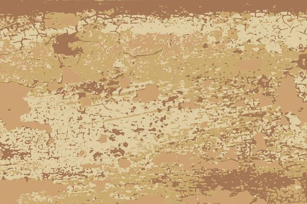 Brown Gefärbter Grunge Hintergrund Grungy Vektor Textur — Stockvektor