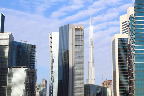 Skyline Der Business Bay Dubai Vereinigte Arabische Emirate — Stockfoto