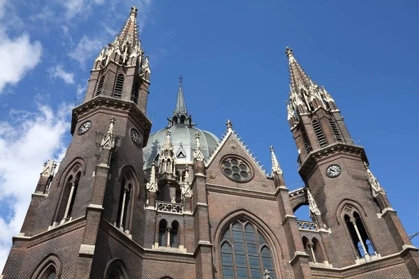 Ciudad Viena Austria Iglesia Maria Vom Siege Distrito Rudolfsheim —  Fotos de Stock