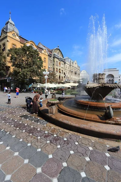 Timisoara Rumänien August 2012 Menschen Besuchen Timisoara Rumänien Rumänien Hatte — Stockfoto