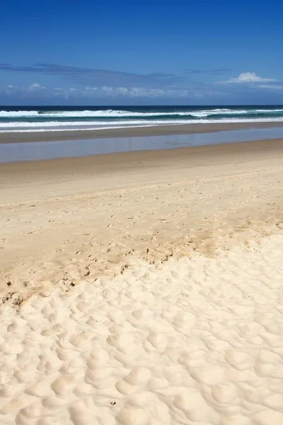 Praia Areia Cidade Surfers Paradise Região Gold Coast Queensland Austrália — Fotografia de Stock