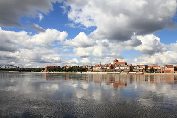 Miasto Toruń Polsce Stare Miasto Jest Wpisane Listę Światowego Dziedzictwa — Zdjęcie stockowe