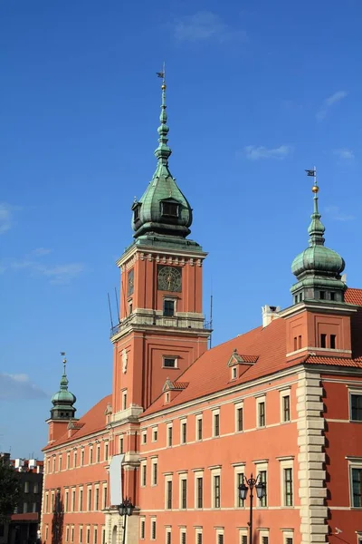 Варшавский Королевский Замок Польша Всемирное Наследие Юнеско — стоковое фото