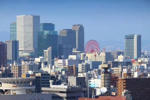 Osaka Japan November 2016 Urban Skyline Umeda Osaka City Japan — стокове фото