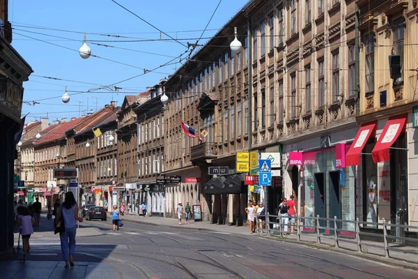 Zagreb Kroatien Juni 2019 Die Menschen Besuchen Die Altstadt Von — Stockfoto