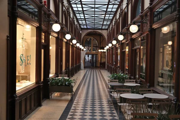 Stockholm Zweden August 2018 Landmark Birger Jarlspassagen Oude Winkelstraat Stockholm — Stockfoto