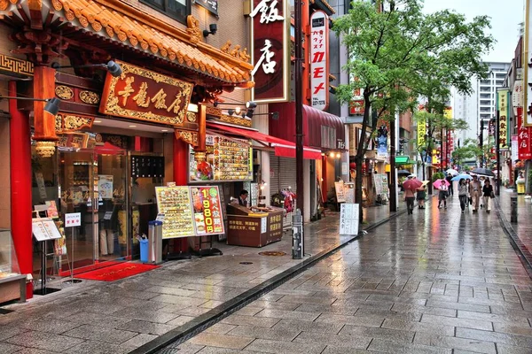 Yokohama Japão Maio 2012 Pessoas Visitam Chinatown Yokohama Japão Chinatown — Fotografia de Stock