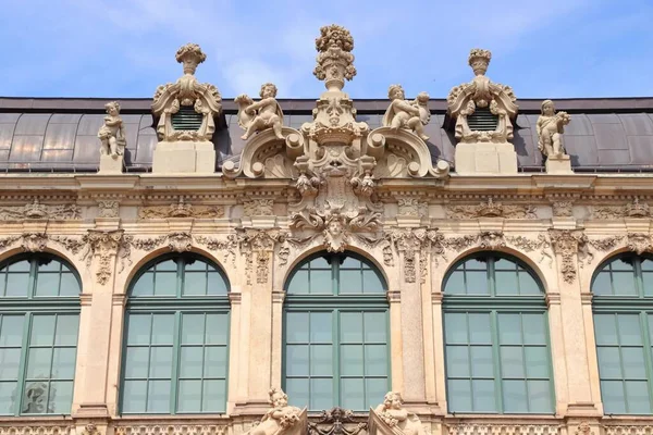 Zwinger Palace Дрездене Германия Барокко Немецкая Достопримечательность — стоковое фото