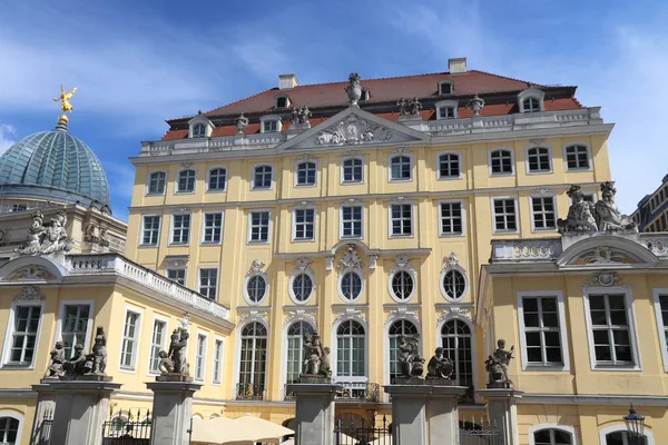 Coselpalais Pałac Cosel Dreźnie Architektura Stylu Rokokowym Niemczech — Zdjęcie stockowe