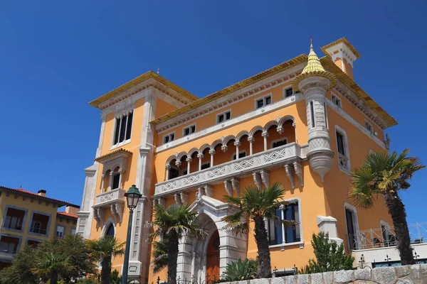 Portugals Wahrzeichen Casa Perestrelo Vasconcelos Villa Neomanuellinischen Stil Cascais — Stockfoto