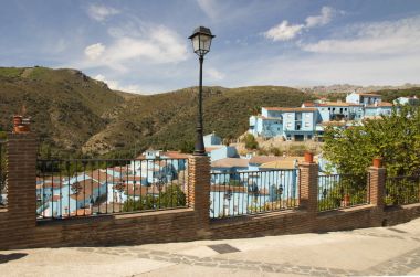 Juzcar, mavi Köyü, Andalucia tipik