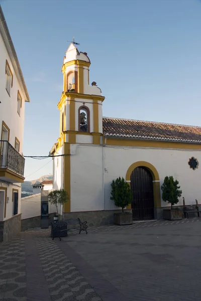 Pujerra, scény a bílé vesnice, které jsou typické pro Andalusii — Stock fotografie