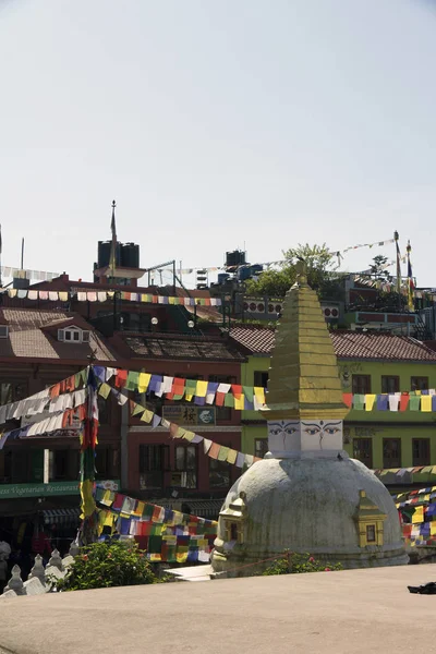 Cena stupa de Kathmandu no Nepal — Fotografia de Stock