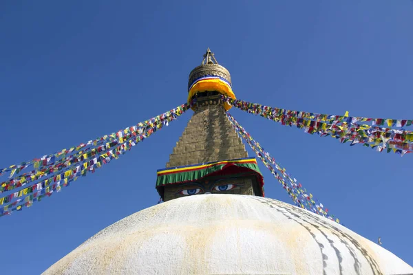 Stupa do templo budista no Nepal — Fotografia de Stock