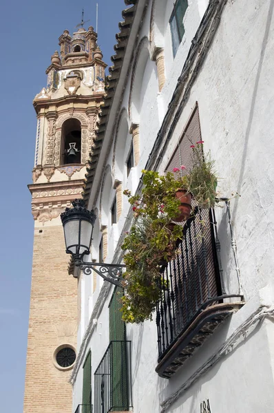 Приходская церковь Эсиха, в провинции Севилья, Андалусия, S — стоковое фото
