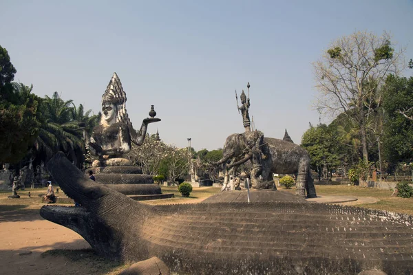 The Buddha park, formally Xieng Khuan — Stock Photo, Image